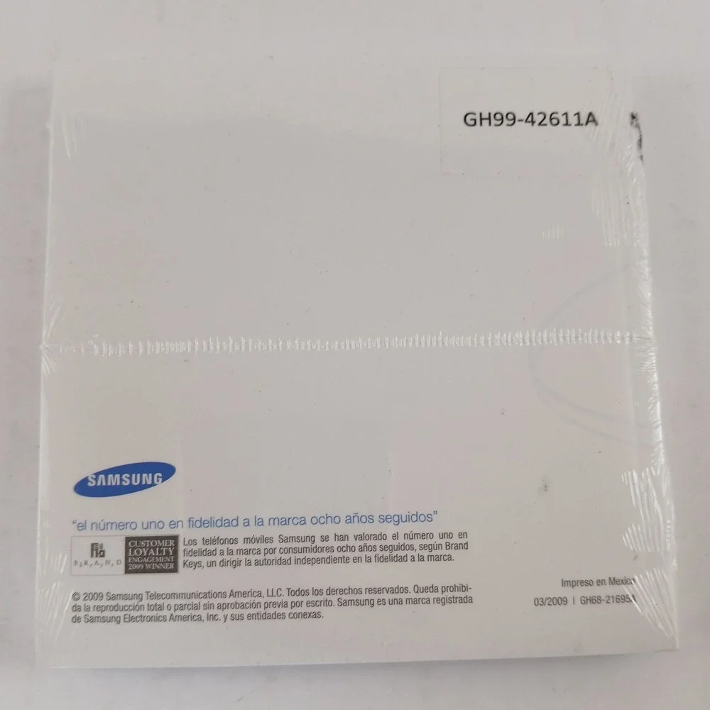 Samsung SGH-t239 User Manual Only English And Spanish 2009 Sealed New